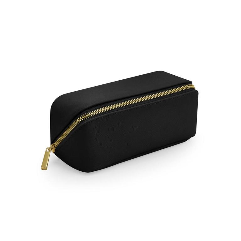 Boutique open flat mini accessory case Black