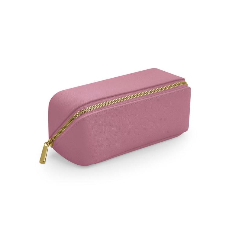 Boutique open flat mini accessory case Dusky Pink