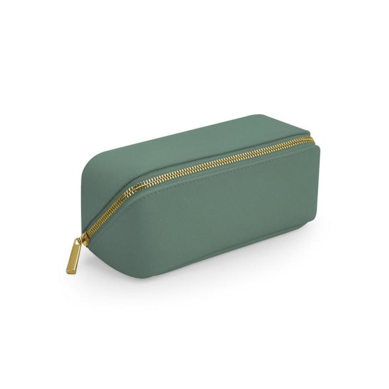 Boutique open flat mini accessory case Sage Green