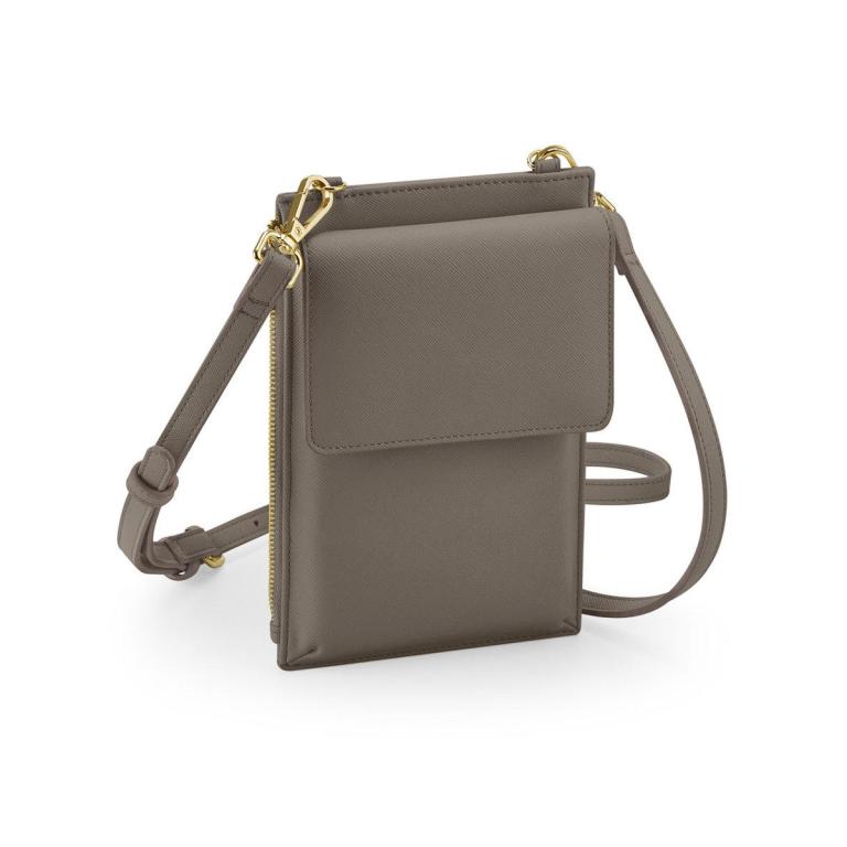 Boutique phone carry case Taupe