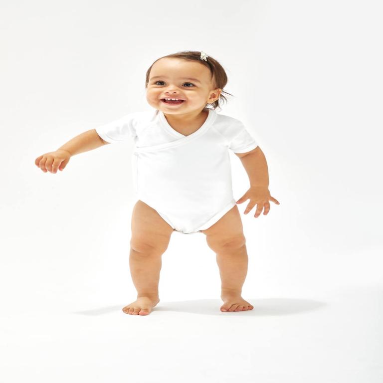 Baby organic kimono bodysuit