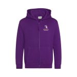 CAST Youth Theatre Junior Zip Hoodie (Purple) - 3-4-years