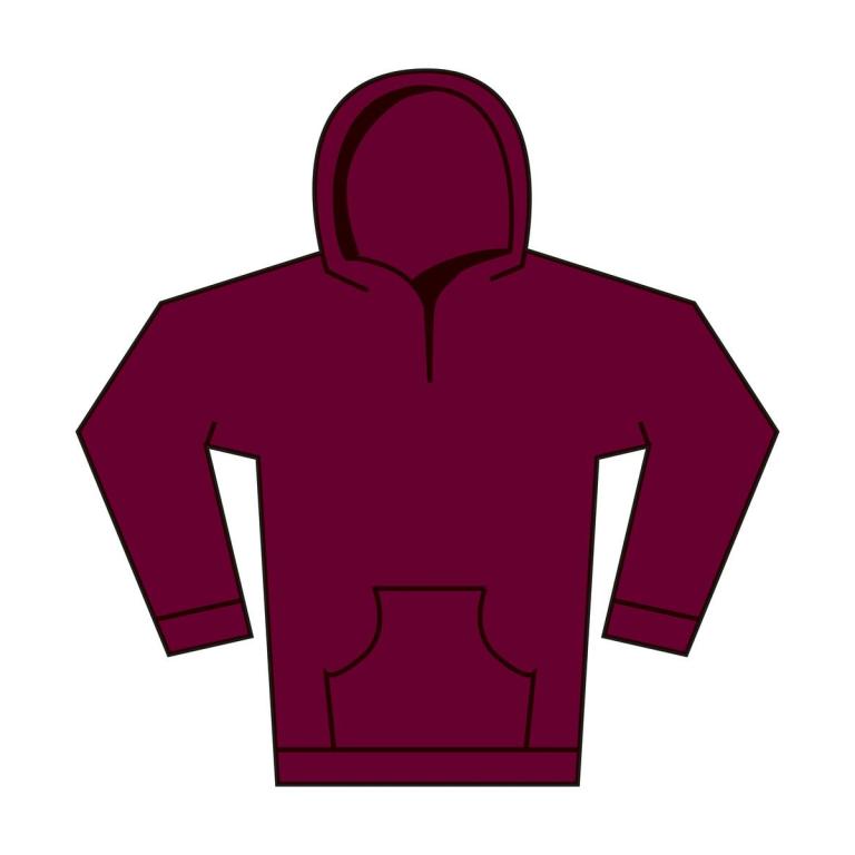 Softstyle™ midweight fleece youth hoodie Maroon