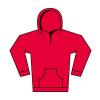 Softstyle™ midweight fleece youth hoodie Red