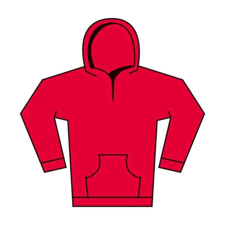 Softstyle™ midweight fleece youth hoodie Red