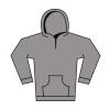 Softstyle™ midweight fleece youth hoodie Ringspun Sport Grey