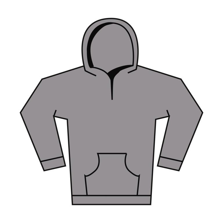 Softstyle™ midweight fleece youth hoodie Ringspun Sport Grey