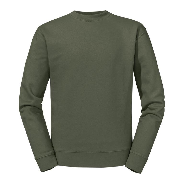 Set-in sleeve sweatshirt Olive