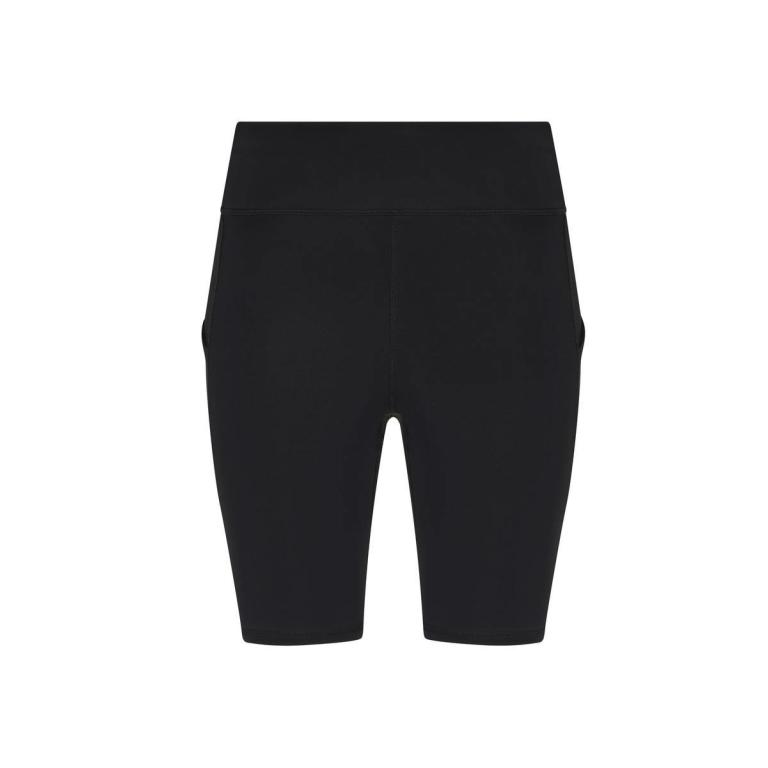 Women’s recycled tech shorts Jet Black