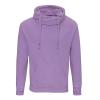 Cross neck hoodie Digital Lavender