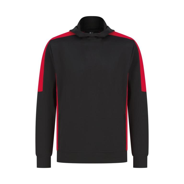 Adults’ team hoodie Black/Red