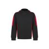 Kids' team hoodie Black/Red