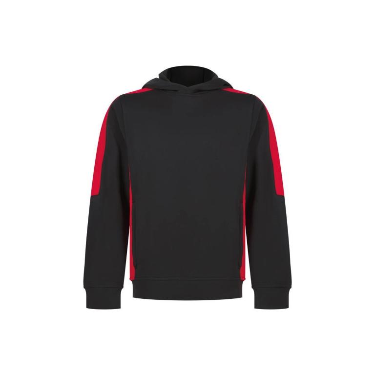 Kids' team hoodie Black/Red