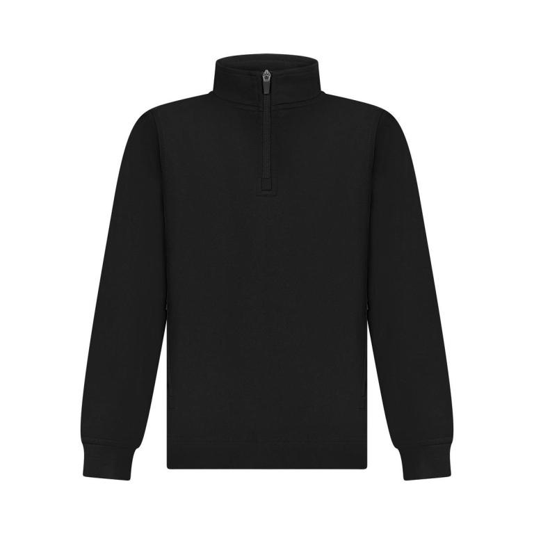 Kids ¼-tracksuit top Black