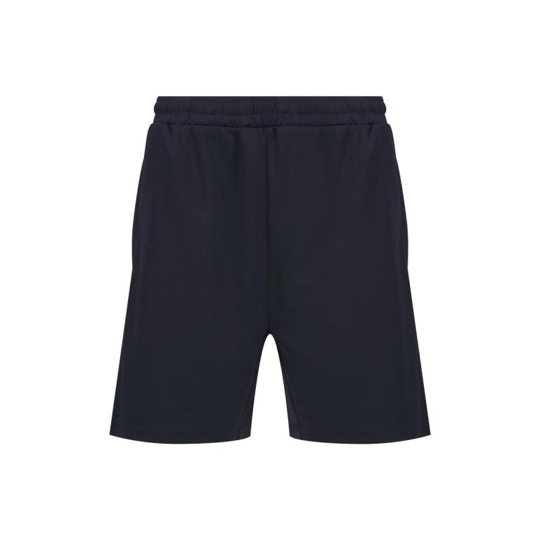 Kids knitted shorts with zip pockets Navy