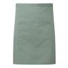 ‘Colours collection’ mid-length pocket apron Sage