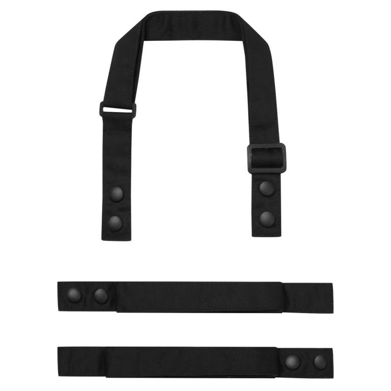 Swap & Pop' Customisable Apron - Straps Black