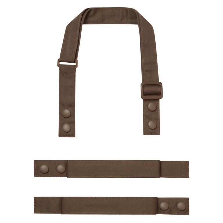 Swap & Pop' Customisable Apron - Straps Brown