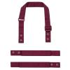 Swap & Pop' Customisable Apron - Straps Burgundy