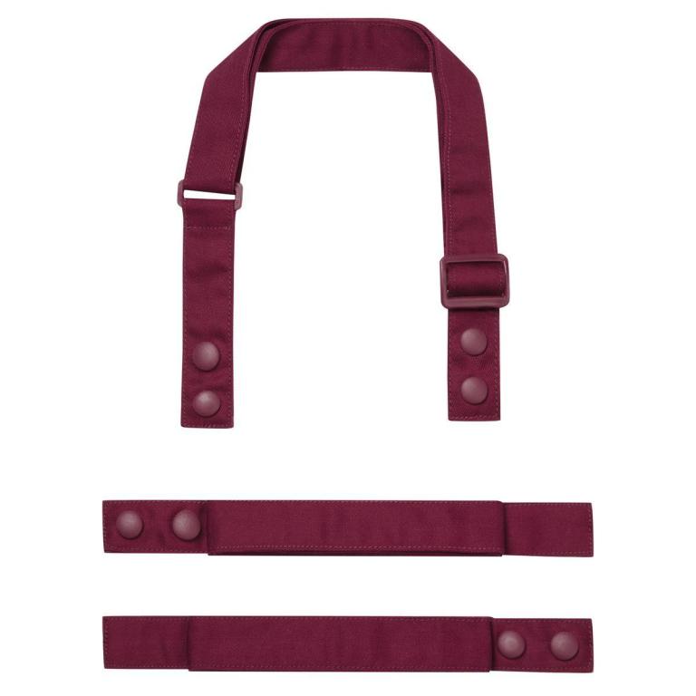 Swap & Pop' Customisable Apron - Straps Burgundy