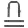 Swap & Pop' Customisable Apron - Straps Dark Grey