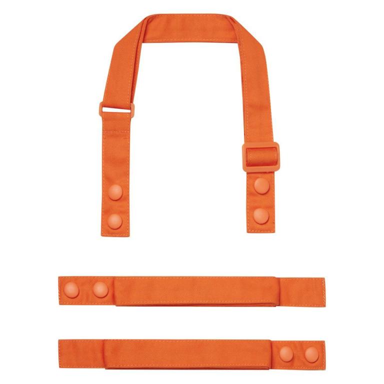 Swap & Pop' Customisable Apron - Straps Orange