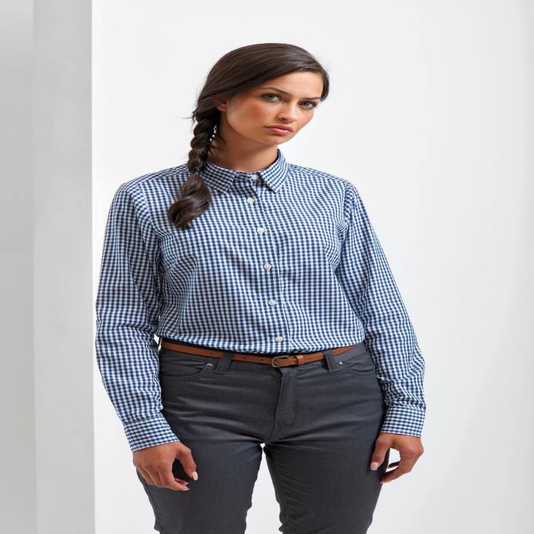 Women's Maxton check long sleeve shirt