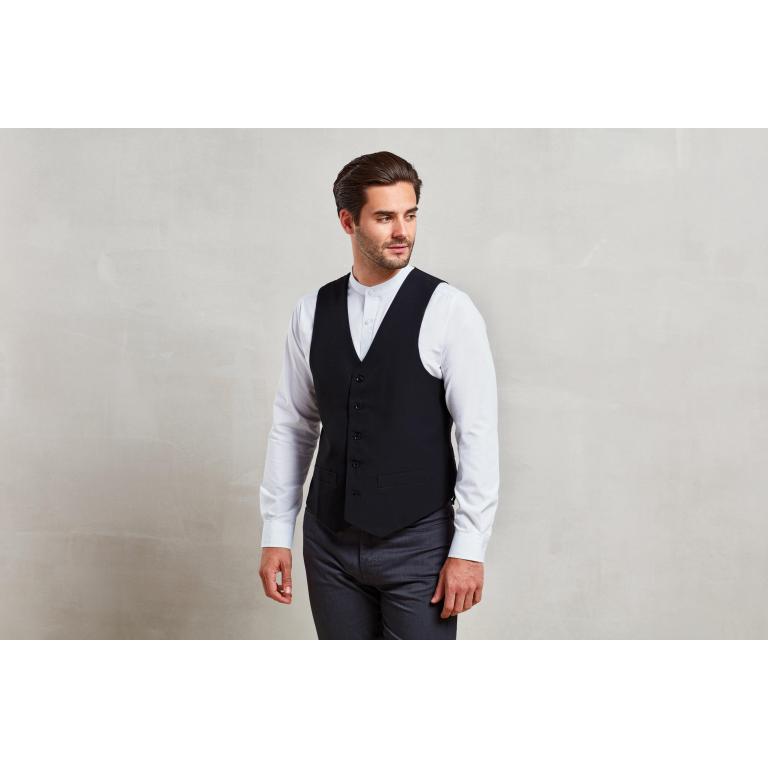 Lined polyester waistcoat