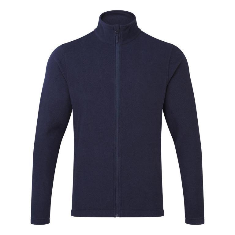 ‘Recyclight’ full-zip microfleece Navy