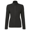 Women’s ‘Recyclight’ full-zip microfleece Black