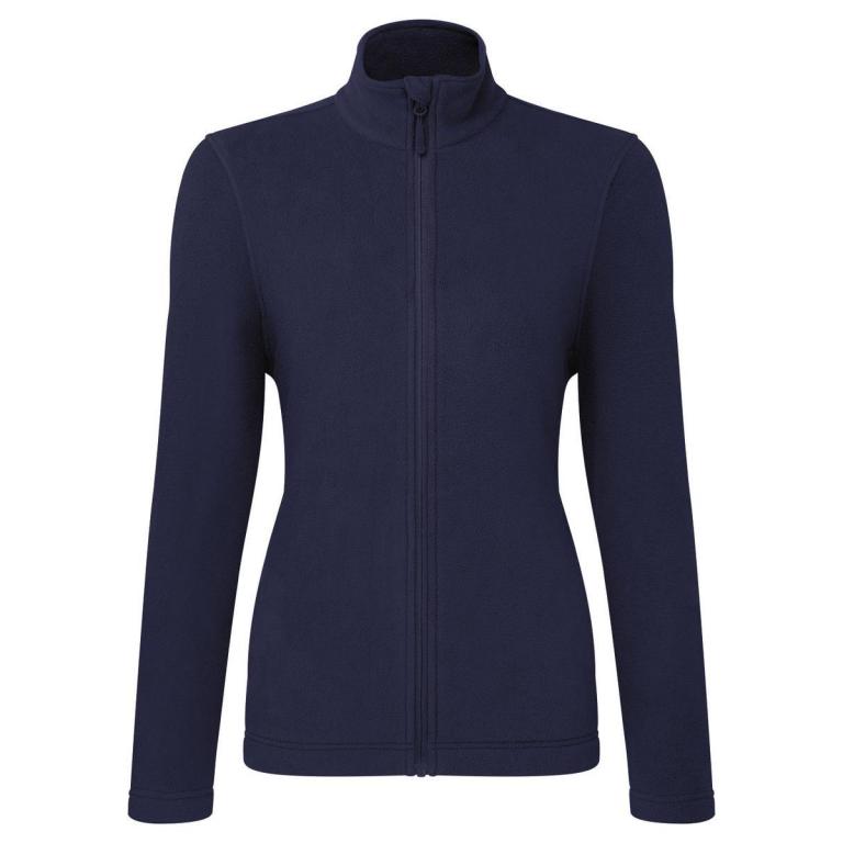 Women’s ‘Recyclight’ full-zip microfleece Navy