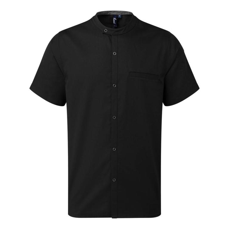 Chef's 'Recyclight' Short Sleeve Shirt Black