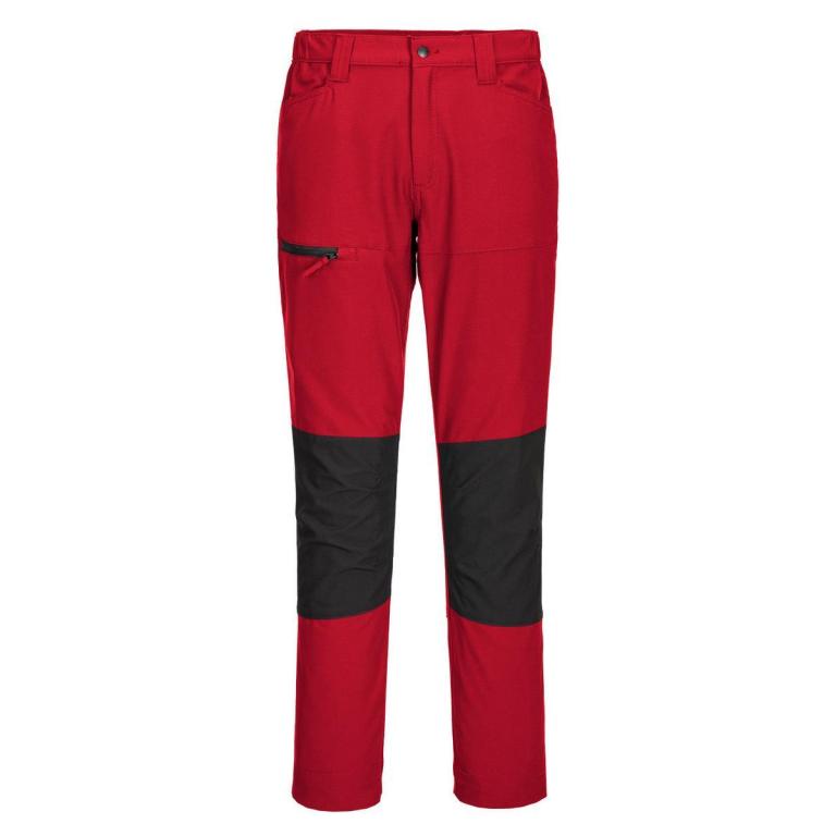 WX2 stretch work trousers (CD886) slim fit Deep Red