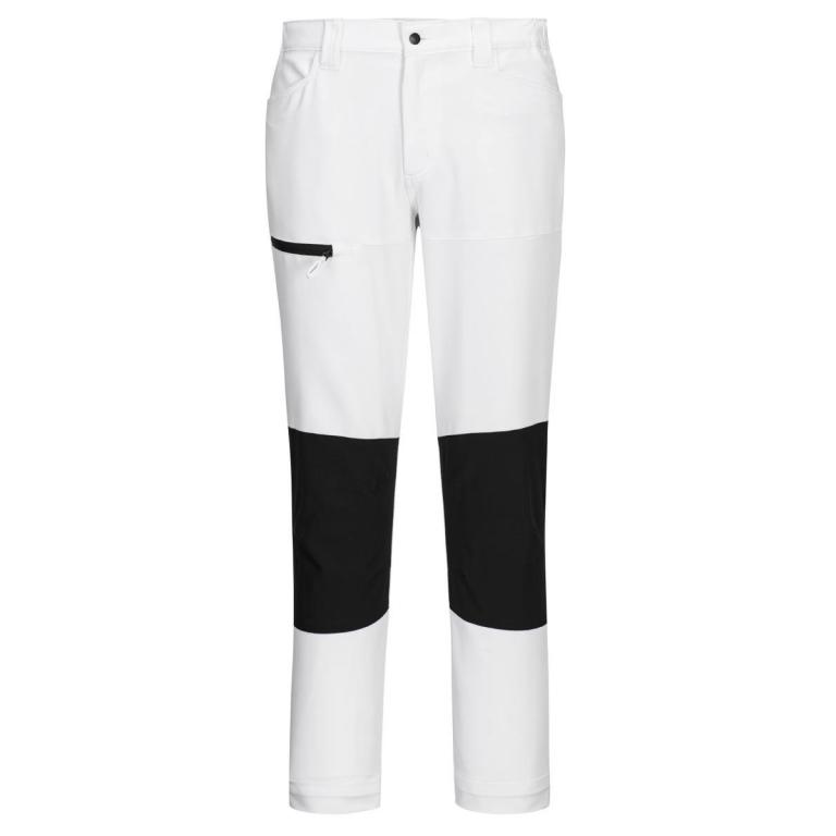 WX2 stretch work trousers (CD886) slim fit White