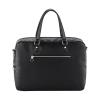 Tailored luxe PU briefcase Black