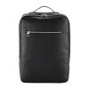 Tailored luxe PU backpack Black