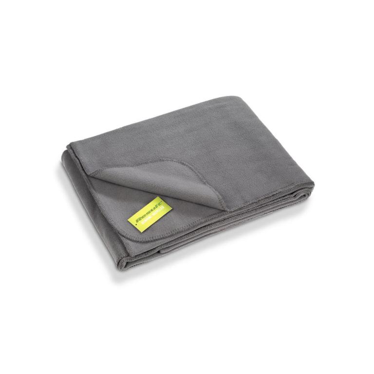 Recycled fleece blanket Grey