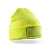 Recycled ThinsulateTM printers beanie Fluorescent Yellow