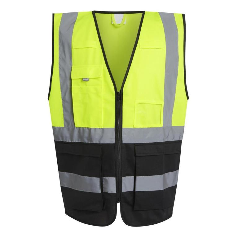 Pro hi-vis executive vest Yellow/Black