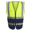 Pro hi-vis executive vest Yellow/Navy