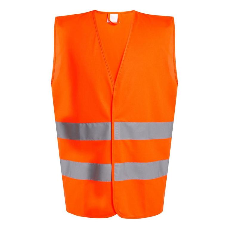 Pro hi-vis two-band easy print vest Orange