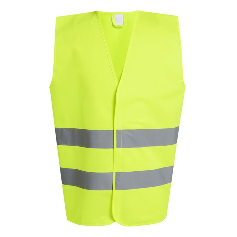 Pro hi-vis two-band easy print vest Yellow