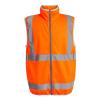 Pro hi-vis full-zip gilet Orange