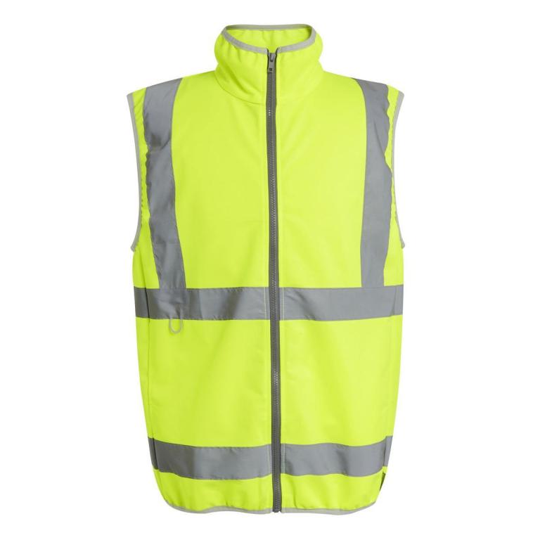 Pro hi-vis full-zip gilet Yellow