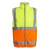 Pro hi-vis full-zip gilet Yellow/Orange