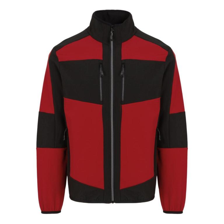 E-Volve unisex 2-layer softshell jacket Classic Red/Black