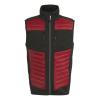 E-Volve unisex thermal hybrid bodywarmer Classic Red/Black