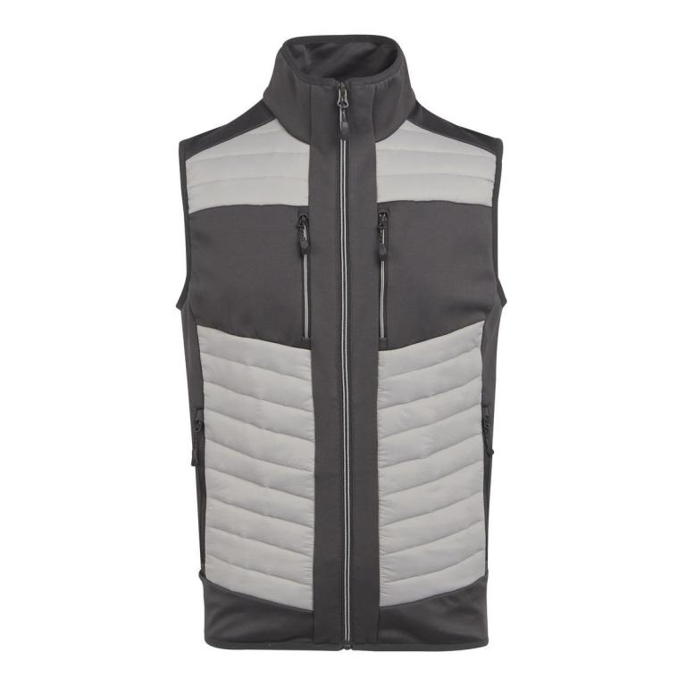 E-Volve unisex thermal hybrid bodywarmer Mineral Grey/Ash