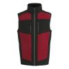 E-Volve unisex 2-layer softshell bodywarmer Classic Red/Black