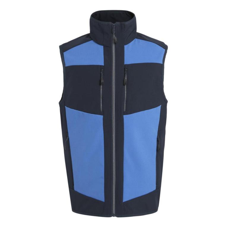 E-Volve unisex 2-layer softshell bodywarmer Strong Blue/Navy